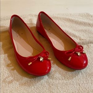 Kate spade red flats